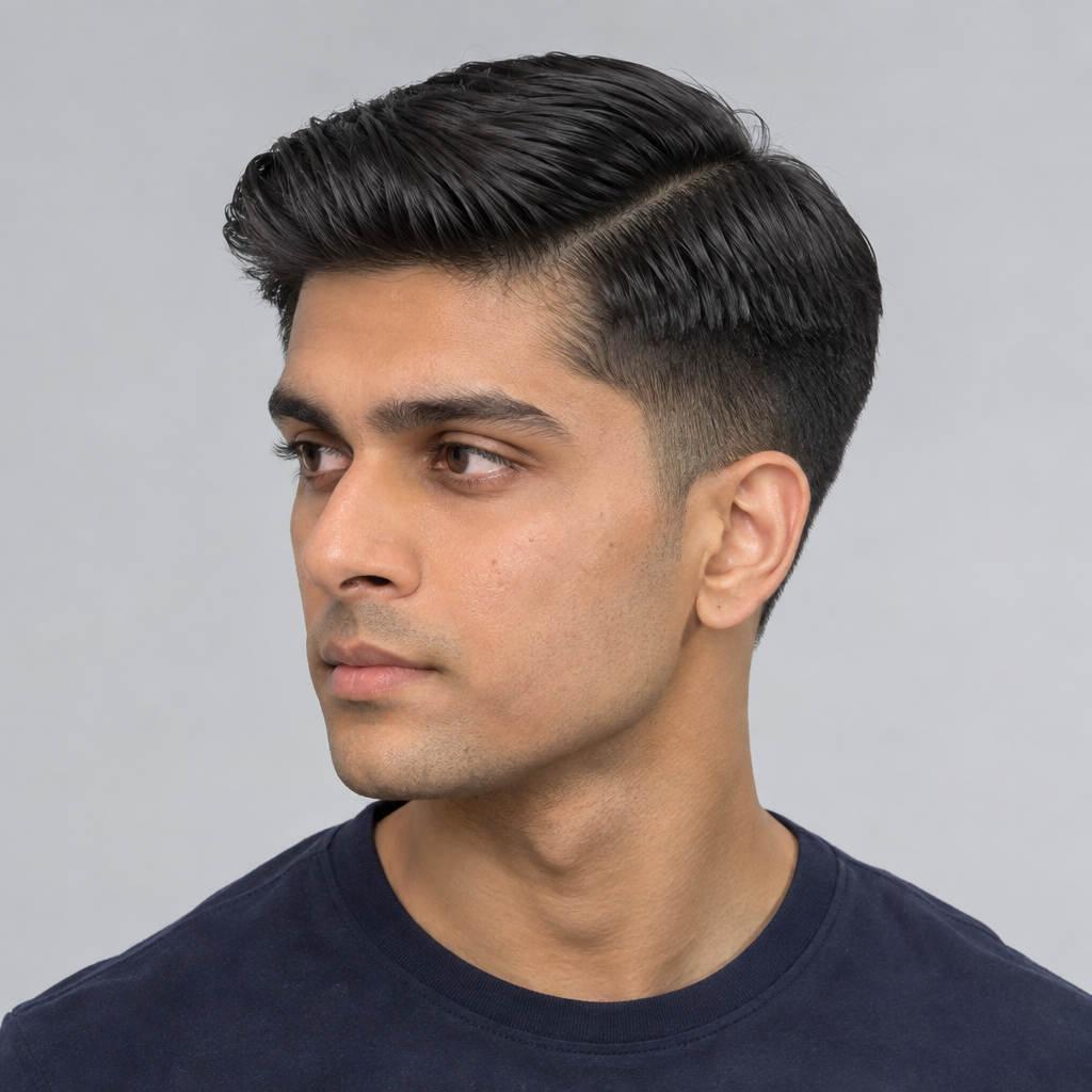 Regulation cut professional hairstyle for men