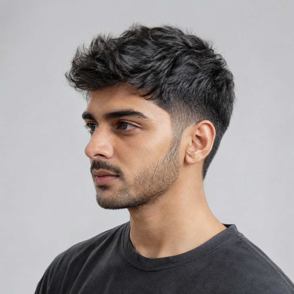 Classic taper formal haircut for men