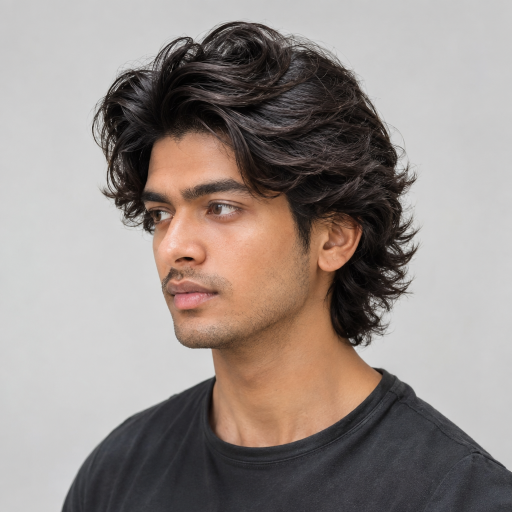 Wavy surfer layers for men