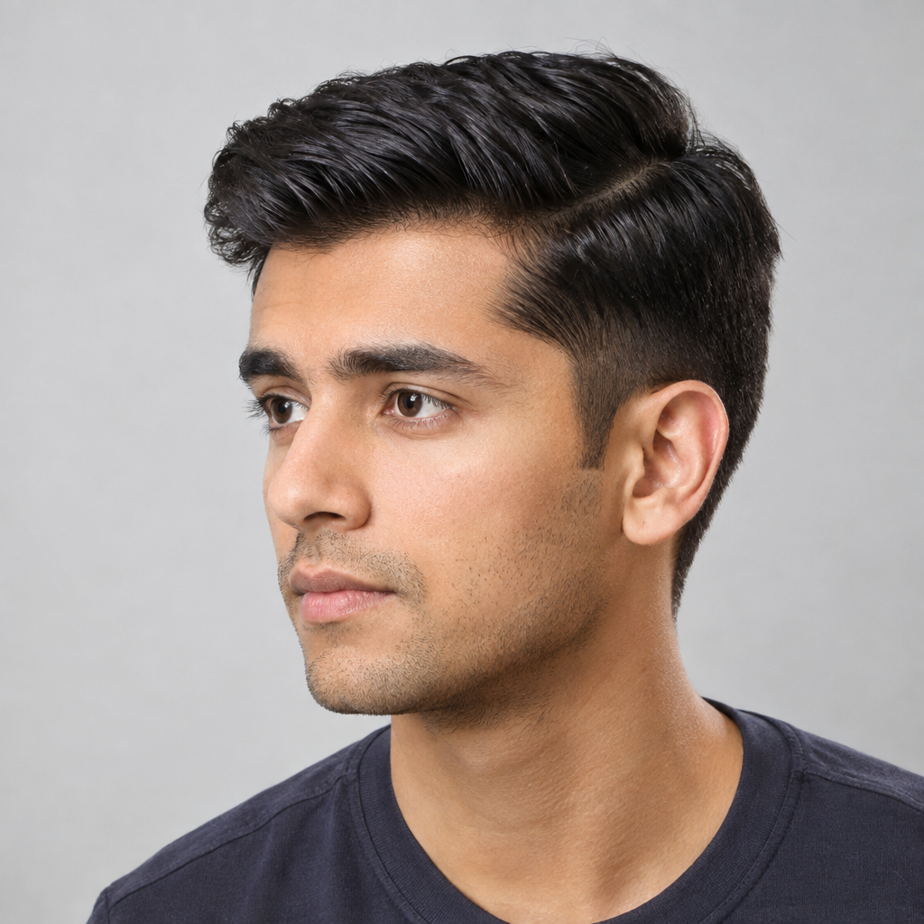 Ivy League haircut for Indian men