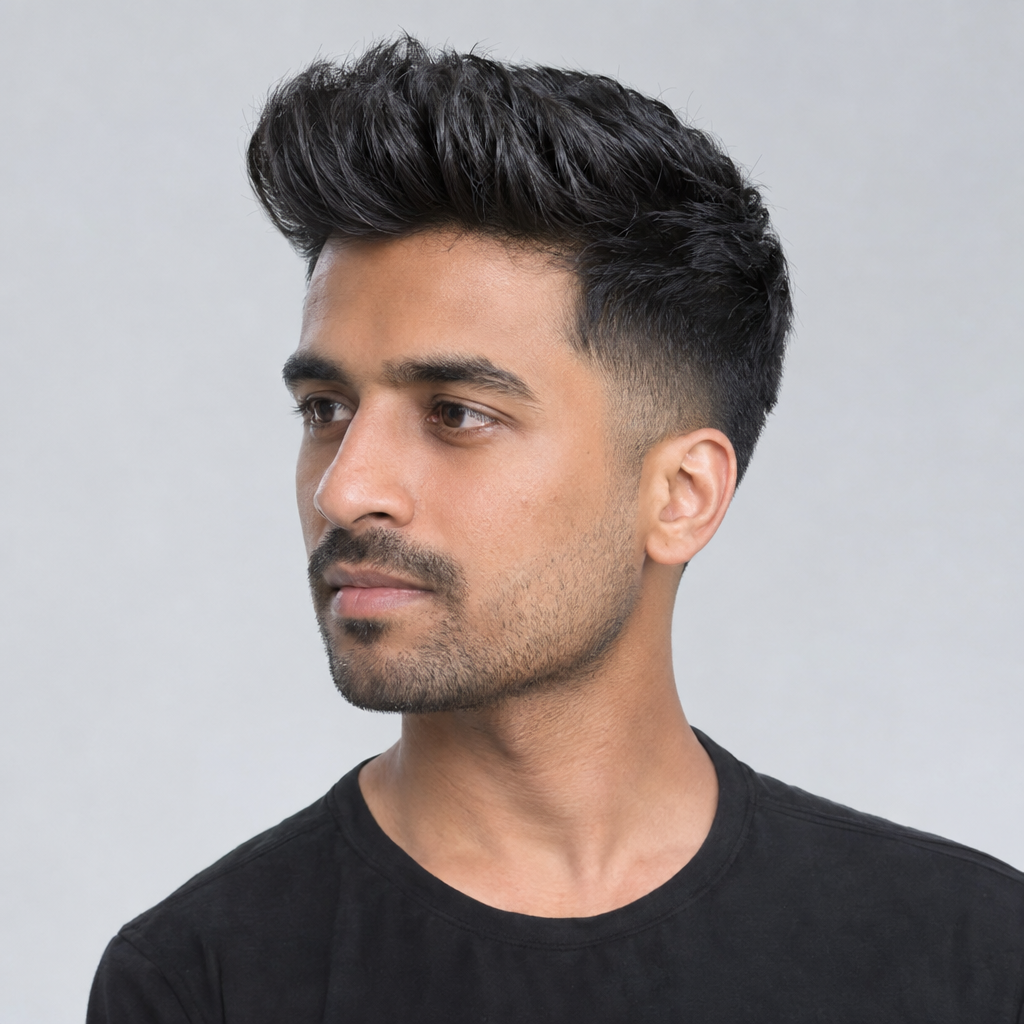 Short quiff hairstyle for men